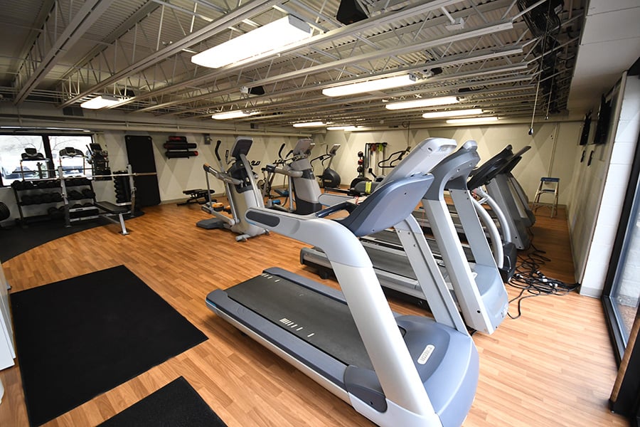 On-site fitness centers