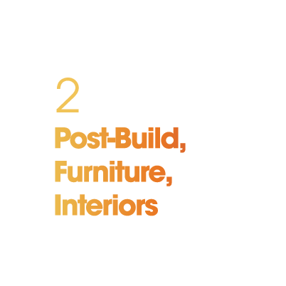 Number 2: Post-Build, Furniture, Interiors