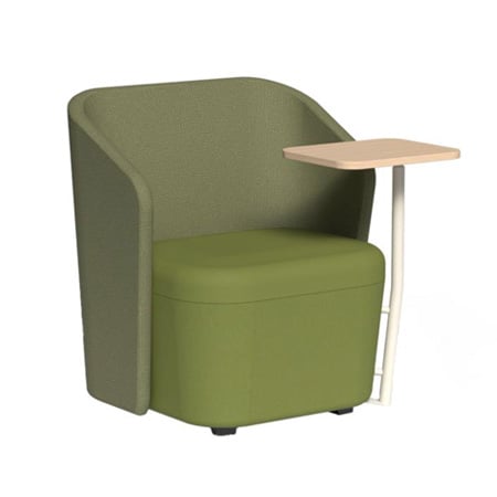 Sonrisa lounge chair with tablet arm