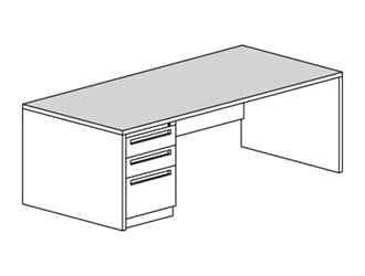 View full image of 700 Series Desk