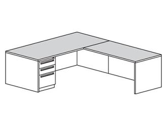 View full image of 700 Series Desk Return