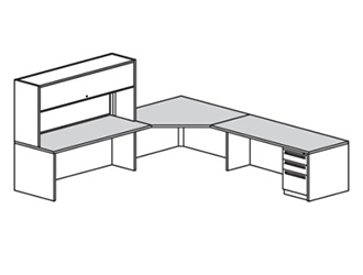 View full image of 700 Series Desk Corner